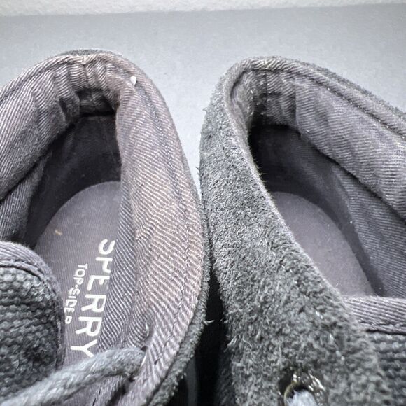 Sperry Crest Knoll  High Top Sneaker Chukka Womens 7.5 Canvas Gray Lace Up - Picture 12 of 13